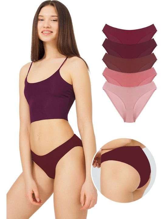 CottonHill Γυναικεία Slip MultiPack Πολύχρωμο