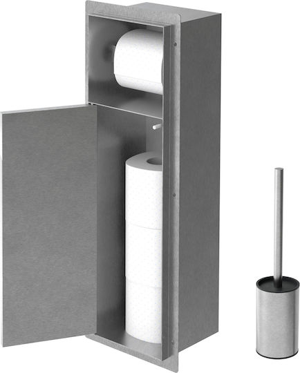 LuxeBath Metal Bathroom Accessory Set Silver