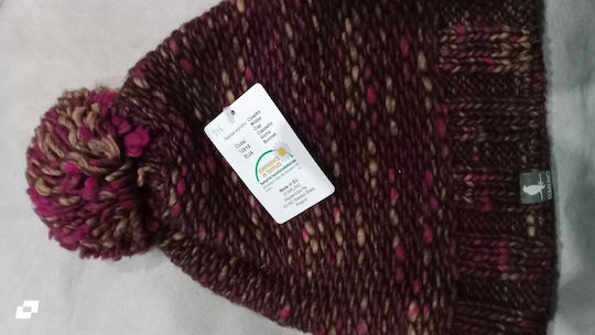 Beanie Γυναικείος Σκούφος Πλεκτός σε Καφέ χρώμα