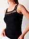 Women's Sleeveless T-Shirt Black