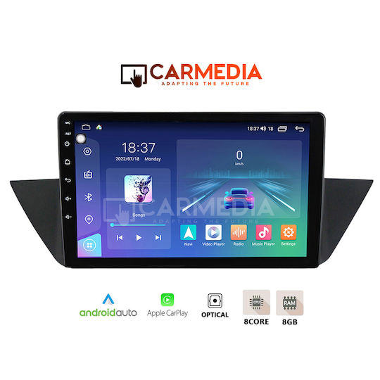 Carmedia Car Audio System for BMW X1 (E84) 2009-2015 (Bluetooth/USB/WiFi/GPS/Apple-Carplay/Android-Auto) with Touch Screen 12.3"