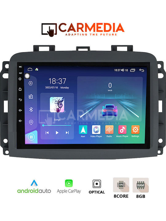 Carmedia Car Audio System for Fiat 500L 2012 (Bluetooth/USB/WiFi/GPS/Apple-Carplay/Android-Auto) with Touch Screen 12.3"