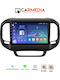 Carmedia Car Audio System for Fiat Toro 2017-2021 (Bluetooth/USB/WiFi/GPS/Apple-Carplay/Android-Auto) with Touch Screen 12.3"