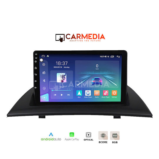 Carmedia Car Audio System for BMW X3 (E83) 2003-2010 (Bluetooth/USB/WiFi/GPS/Apple-Carplay/Android-Auto) with Touch Screen 12.3"