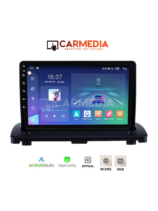 Carmedia Car Audio System for Volvo XC 90 2002-2014 (Bluetooth/USB/WiFi/GPS/Apple-Carplay/Android-Auto) with Touch Screen 12.3"