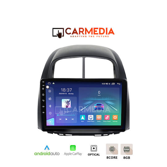 Carmedia Ηχοσύστημα Αυτοκινήτου για Daihatsu Sirion 2006-2012 (Bluetooth/USB/WiFi/GPS/Apple-Carplay/Android-Auto) με Οθόνη Αφής 12.3"