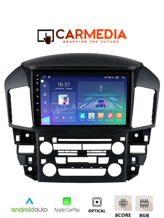 Carmedia Car Audio System for Lexus RX300 1998-2003 (Bluetooth/USB/WiFi/GPS/Apple-Carplay/Android-Auto) with Touch Screen 12.3"
