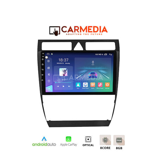 Carmedia Car Audio System for Audi A6 1998-2005 (Bluetooth/USB/WiFi/GPS/Apple-Carplay/Android-Auto) with Touch Screen 12.3"