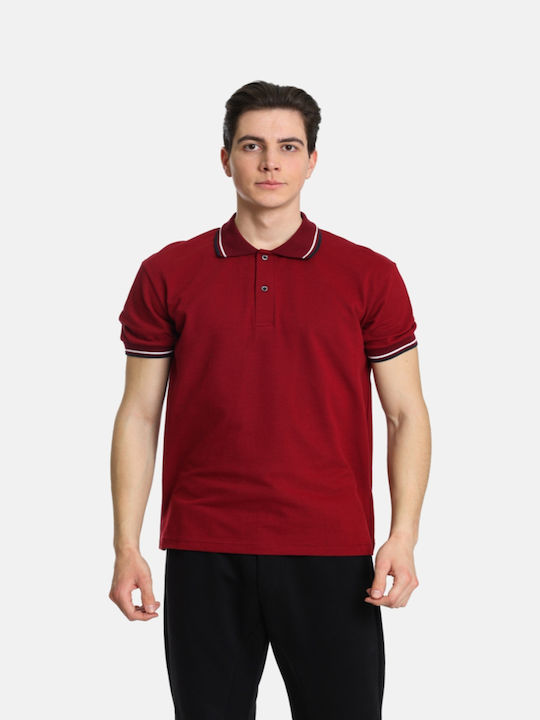 Paco & Co Polo Bluse Burgundisch