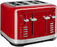 Kitchenaid Toaster 4 Schlitze 1960W Rot
