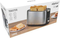 Alpina Appliances Тостер Двуместна 1400W Inox