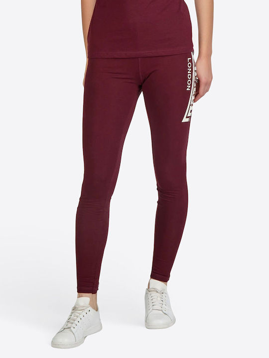Lowstoft Frauen Leggings Oxblood/ecru