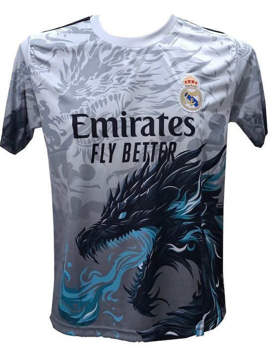 Мъжки Екип Футбол Real Madrid Mbappe Бял Дракон 1245-36