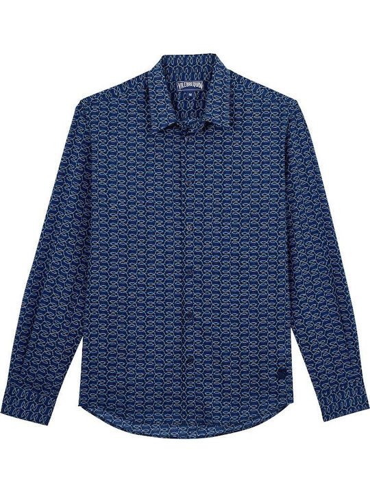 Long-sleeved Shirt Navy Blue