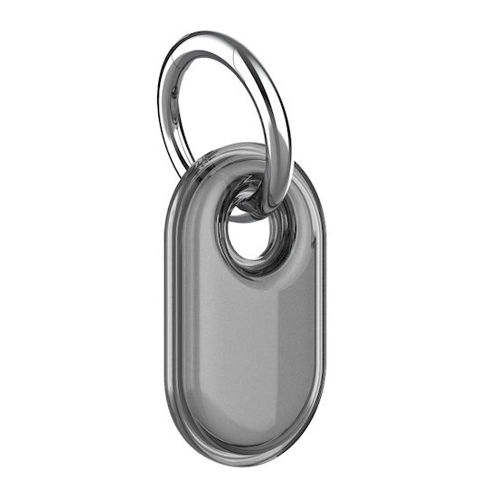 Samsung Galaxy SmartTag 2 Keychain Waterproof Protective Case IP68 Transparent Black