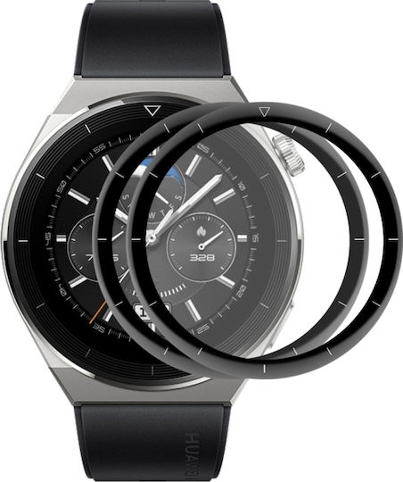 2 Τεμ Huawei Watch Gt 3 Pro 46mm Enkay 3d Full Coverage Soft Pc Edge + Pmma Hd Screen Watch Film
