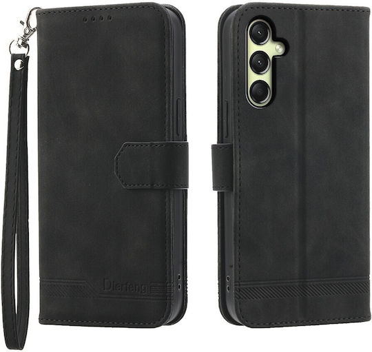 Dierfeng Book Σιλικόνης Μαύρο (Galaxy A26Oppo A17)