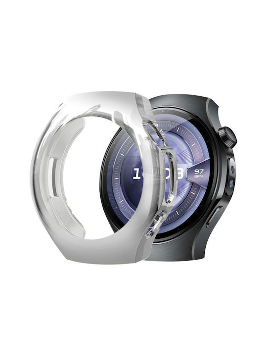Protective TPU Watch Cover Huawei Watch 5 42mm Xdfind Hardened Film Coating Silver