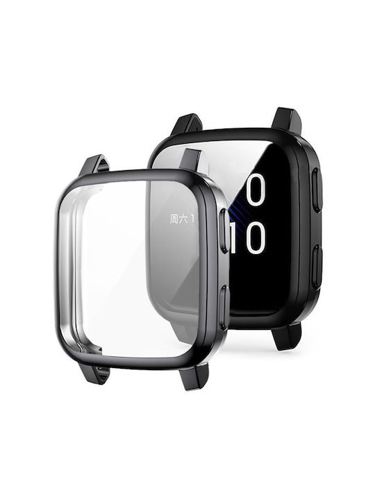 xDfind Silicone Case with Glass Gunmetal for Garmin Venu SQ xDfind Silicone Case with Glass Gunmetal for Garmin Venu SQ