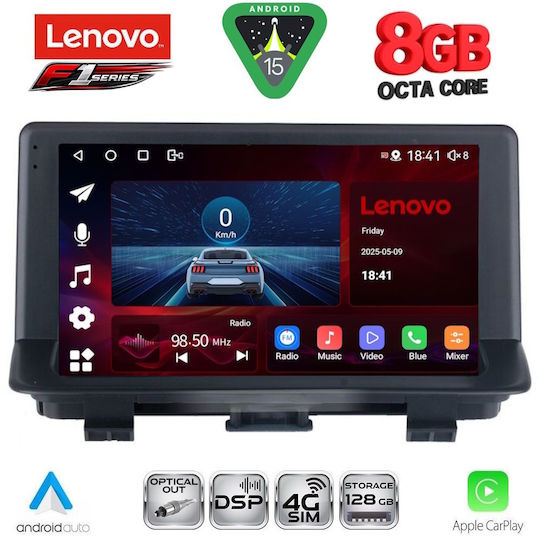Lenovo Car Audio System for Audi Q3 2013-2018 (Bluetooth/USB/WiFi/GPS/Apple-Carplay/Android-Auto) with Touch Screen 9"