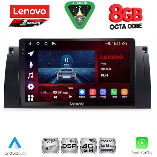 Lenovo Car Audio System for BMW Series 5 (E39) / X5 (E53) 1997-2005 with Touch Screen 9 inches Lenovo SSR 10045 CPA