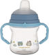 Canpol Babies Educational Sippy Cup Silicone with Handles Blue 150ml