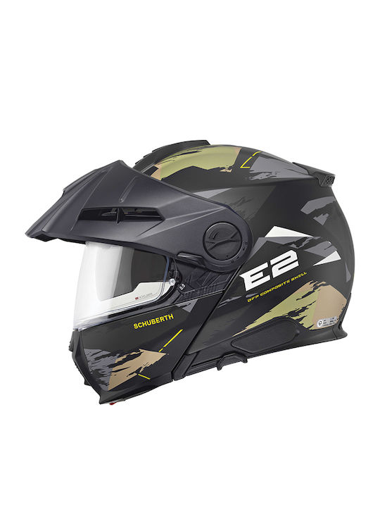 Schuberth E2 Flip-Up ECE 22.06 Adventure Trail Green Schuberth E2 Flip-Up ECE 22.06 Adventure Trail Green