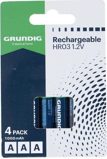 Grundig Baterii Reîncărcabile AAA 1000mAh 1.2V 4buc