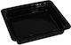 Tavă Buffet Gastronorm Culinaro Porțelan Gn 1/2-60 325x265x60mm 3.6lt Neagră