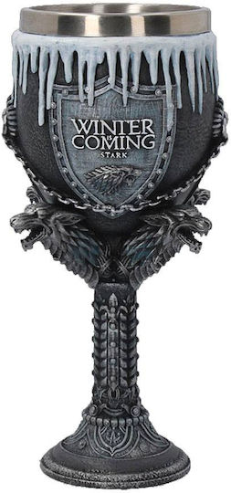 Nemesis Now Glass made of Stainless Steel in Gray Color Goblet