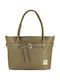 Leather Women's Bag Shoulder Taupe