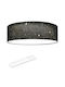Navaris Ceiling Mount Light Gray with Integrated LED and Remote Control