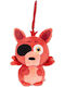 Jazwares Classic Foxy Five Nights At Freddy's Fnaf Λούτρινο Μπρελόκ 9εκ Jwff0026