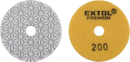 Disc De Șlefuire Cu Diamant Cu Cârlig Și Buclă Extol 100mm 8803094 Uscat Umed