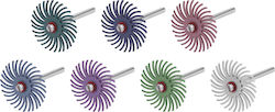 Set Discuri Radiale Mini Șlefuitor Extol 52 Bucăți 25mm P80-P2500