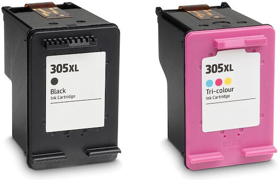 305xl Πακέτο Συμβατών Μελανιών Εκτυπωτή InkJet HP 305XL 700 Σελίδων 20ml Πολλαπλό (Color) 1τμχ