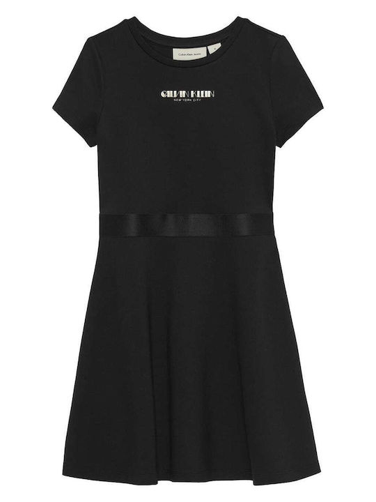 Calvin Klein Punto Παιδικό Φόρεμα Μαύρο