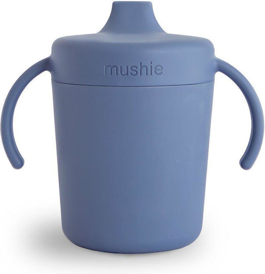 Mushie Παιδικό Ποτηράκι από Πλαστικό Μπλε 230ml