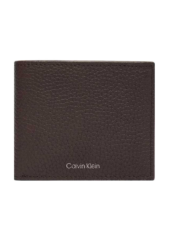 Calvin Klein Billfold Ανδρικό Πορτοφόλι Καφέ