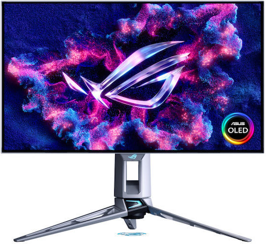 Asus ROG Swift PG27AQWP-W OLED HDR Spiele-Monitor 26.5" QHD 2560x1440 540Hz mit Reaktionszeit (GTG) 0.2ms Silber