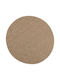 vidaXL Rug Round Natural Brown