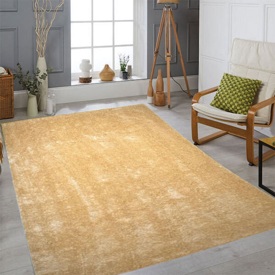 SpitiBazaar Shaggy 3d Teppich Rechteckig Zottelig Synthetisch,Polyester/Cotton/Leather Ecru