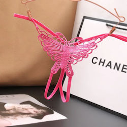 Damen Rosa String