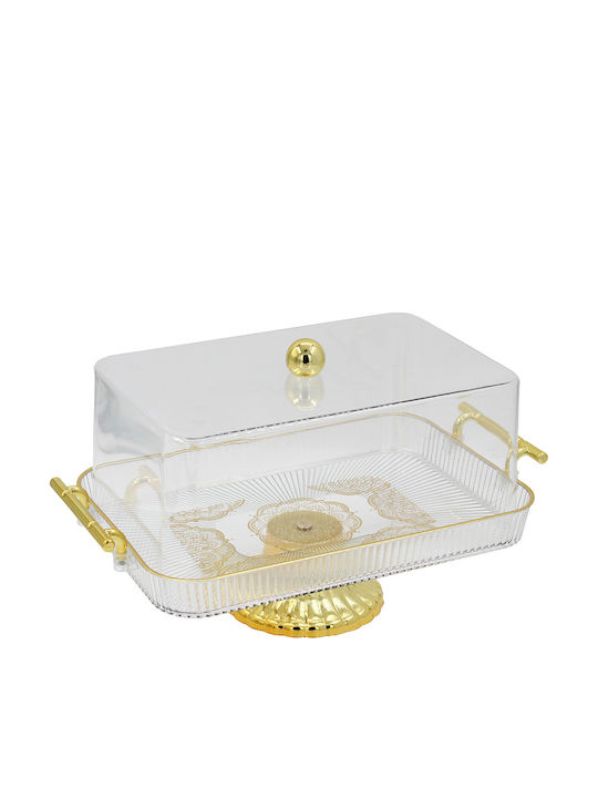 Keskor Cake Stand Gold 37x21x22cm