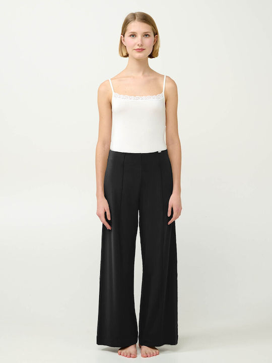Vamp Winter Damen Pyjama-Hose Beige Soleil