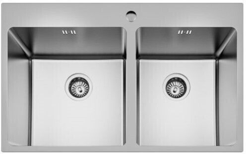 Finetto 271-41B05049SI Ένθετος Inox Σατινέ Μ86xΠ52cm Ασημί