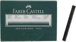 Καρβουνο Faber Castell 129900 Pitt Πεπιεσμ Mendium Κπ Καρβουνο Faber Castell 129900 Pitt Πεπιεσμ Mendium Κπ