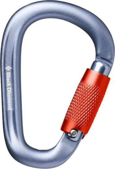 Black Diamond Pearlock Twistlock Carabiner Carabină De Siguranță Gri