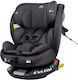 Fun Baby G Детско Столче за Кола i-Размер с Isofix Black Grey 0-36 кг