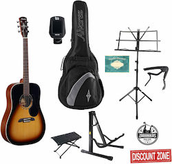 Alvarez Acustică Chitară Regent Sunburst Miracu...